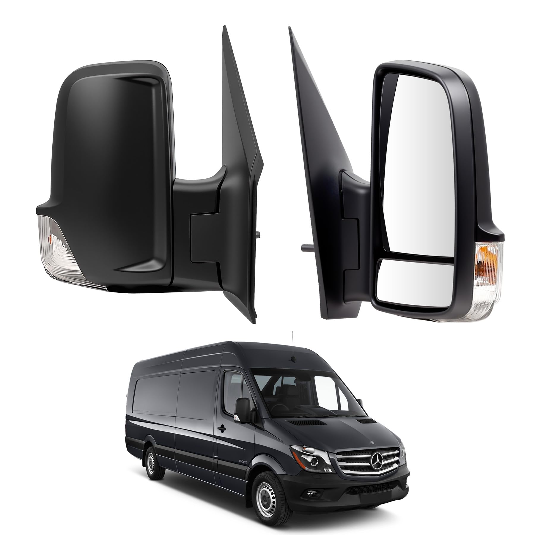 Convitex Außenspiegel Spiegel Rechts Komplett für Mercedes Spinter 906 Baujahr 2006- Seitenspiegel Elektrisch Mit Blinker Fahrerseite Convitex Außenspiegel Spiegel Rechts Komplett für Mercedes Spinter 906 Baujahr 2006- Seitenspiegel Elektrisch Mit Blinker Fahrerseite von Convitex