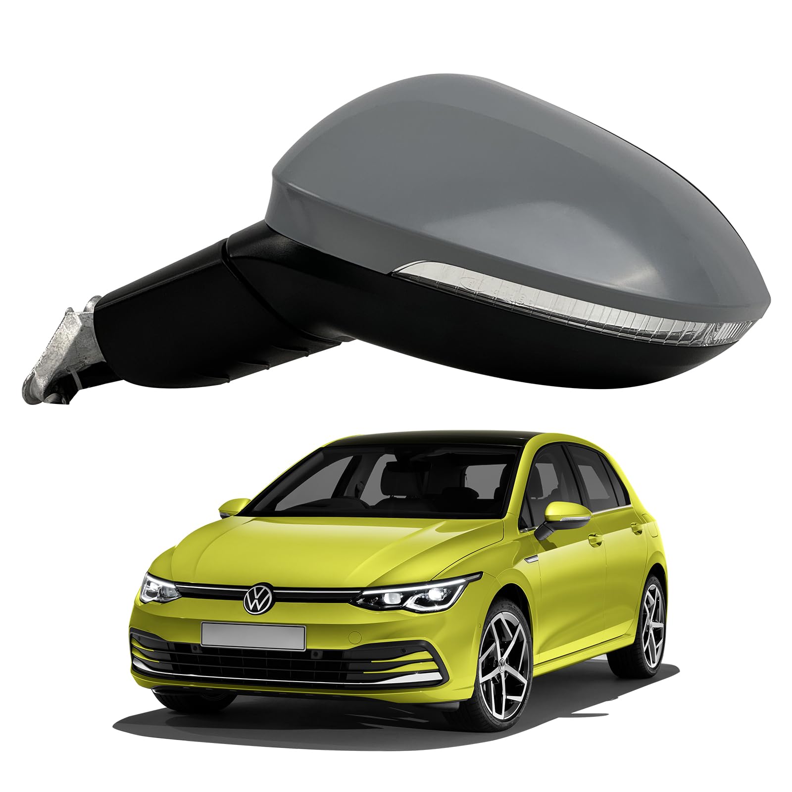 Convitex Außenspiegel für vw golf 8 baujahr 2019- Spiegel Elektrisch beheizbar zubehör Mit Blinker Links Fahrerseite 6 pin Convitex Außenspiegel für vw golf 8 baujahr 2019- Spiegel Elektrisch beheizbar zubehör Mit Blinker Links Fahrerseite 6 pin von Convitex