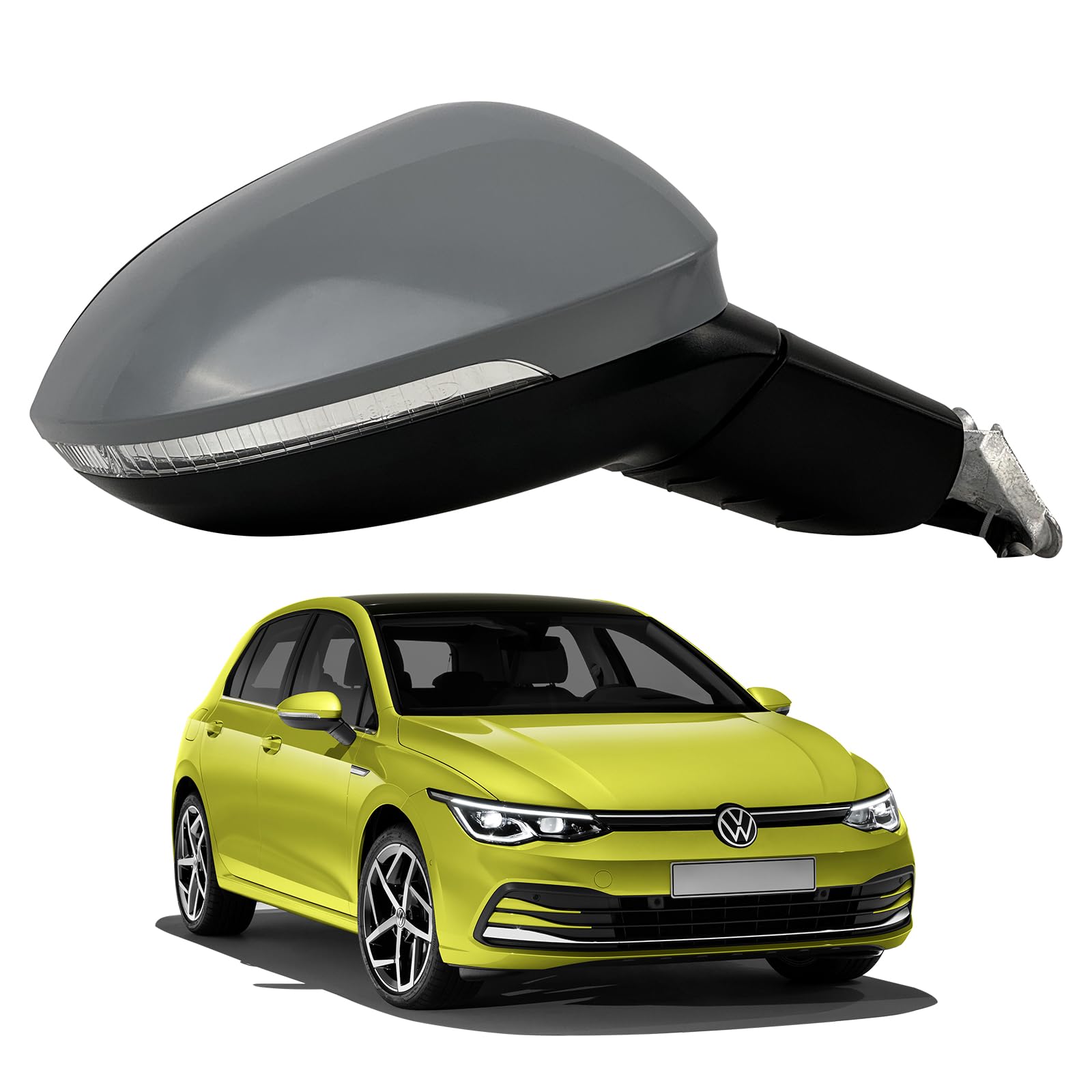 Convitex Außenspiegel für vw golf 8 baujahr 2019- Spiegel Elektrisch beheizbar zubehör Mit Blinker Rechts Beifahrerseite 6 pin Convitex Außenspiegel für vw golf 8 baujahr 2019- Spiegel Elektrisch beheizbar zubehör Mit Blinker Rechts Beifahrerseite 6 pin von Convitex