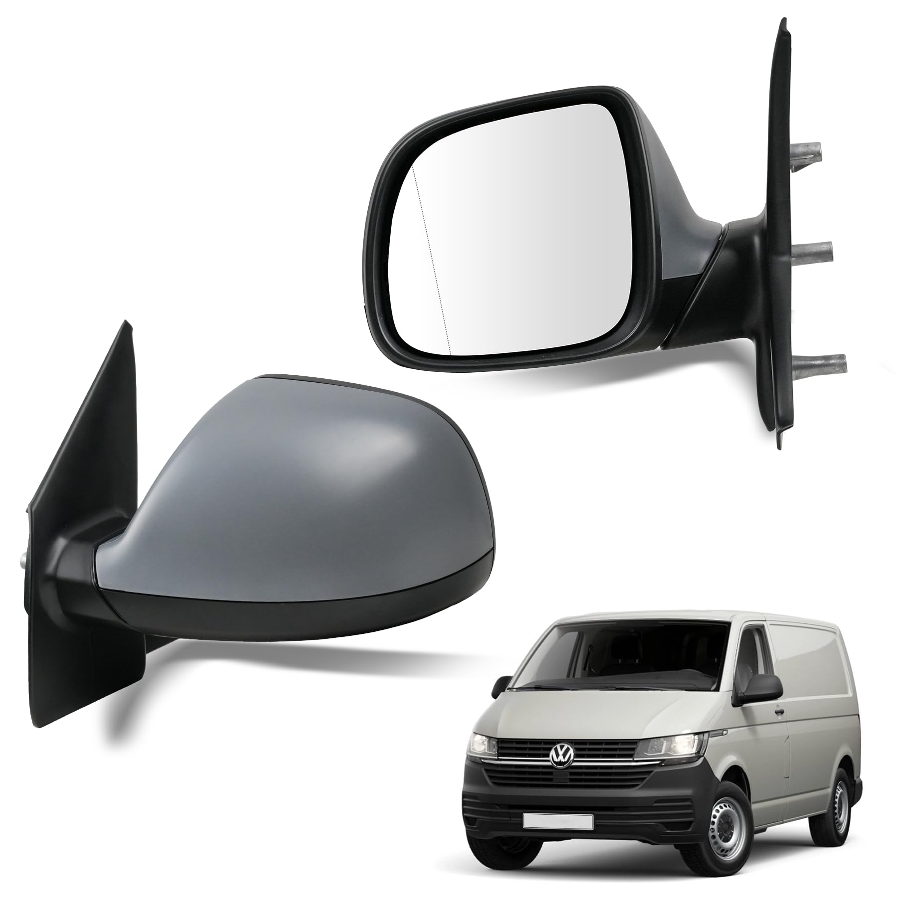 Convitex Außenspiegel spiegel links für vw t5 transporter Baujahr 2009-2015 Seitenspiegel links komplett Elektrisch Abklappbar Convitex Außenspiegel spiegel links für vw t5 transporter Baujahr 2009-2015 Seitenspiegel links komplett Elektrisch Abklappbar von Convitex