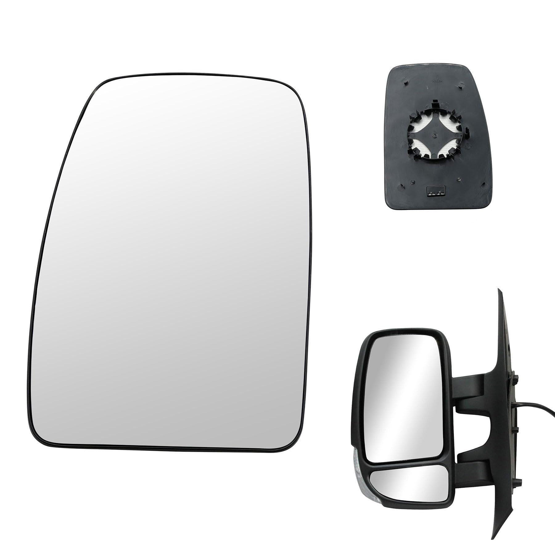Convitex Spiegelglas Links für Master 3 Movano B NV400 2010- Außenspiegel Glas Ersatz Beheizbar Konvex (Fahrerseite) Convitex Spiegelglas Links für Master 3 Movano B NV400 2010- Außenspiegel Glas Ersatz Beheizbar Konvex (Fahrerseite) von Convitex