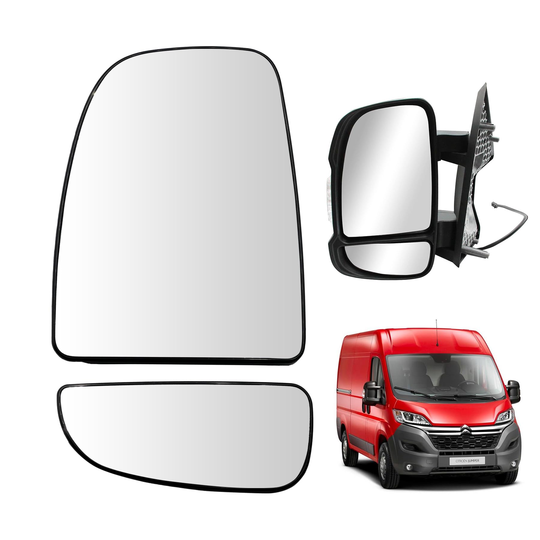 Convitex 2 Spiegelglas Links für Ducato Jumper Boxer Movano C 2006-, Beheizbar Konvex Ersatzspiegelglas, Außenspiegel Glas Links Fahrerseite Convitex 2 Spiegelglas Links für Ducato Jumper Boxer Movano C 2006-, Beheizbar Konvex Ersatzspiegelglas, Außenspiegel Glas Links Fahrerseite von Convitex