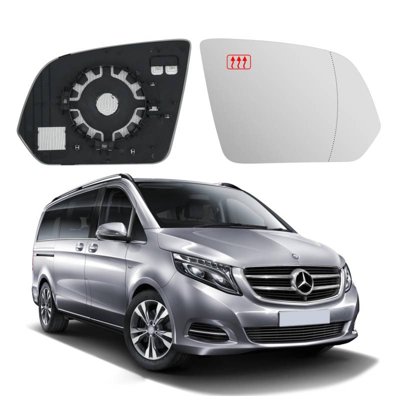 Convitex Spiegelglas Rechts für MERCEDES Vito/V-CLASS W447 2014-2020 Beheizbar Asphärisch von Convitex