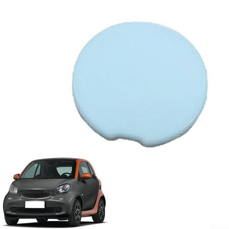 Anhänger für Abdeckung für Smart 453 Two Door 2015 2019, Ersatzteil OEM 4538854500 (Weiß) von CookiBlend