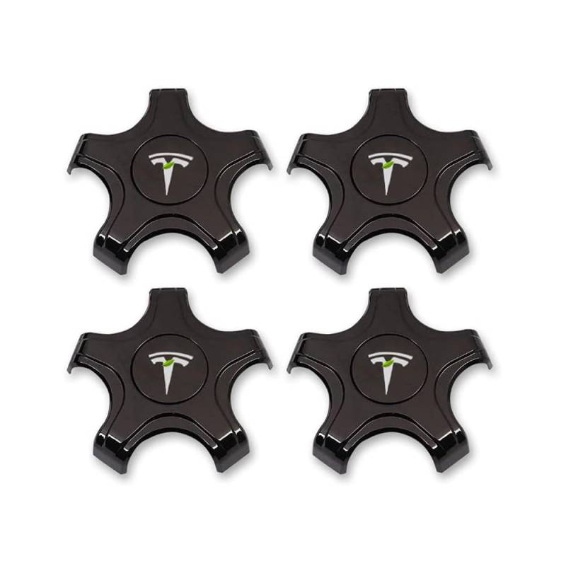 CoolKo Nabenkappen Radkappen Abdeckung Aero Räder für 18 Zoll Original Standard Felgen Kompatibel mit Tesla Model 3 von CoolKo