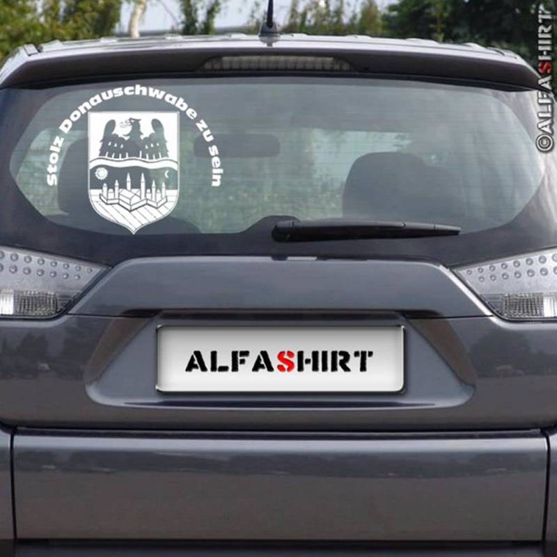 Aufkleber/Sticker Donauschwaben zu Sein Heimat Wappen Adler 30x26cm #A402 von Copytec