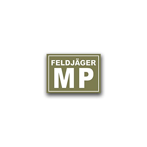 Aufkleber/Sticker Feldjäger MP Militärpolizei Feldjägerdienst 10x7cm A1643 von Copytec