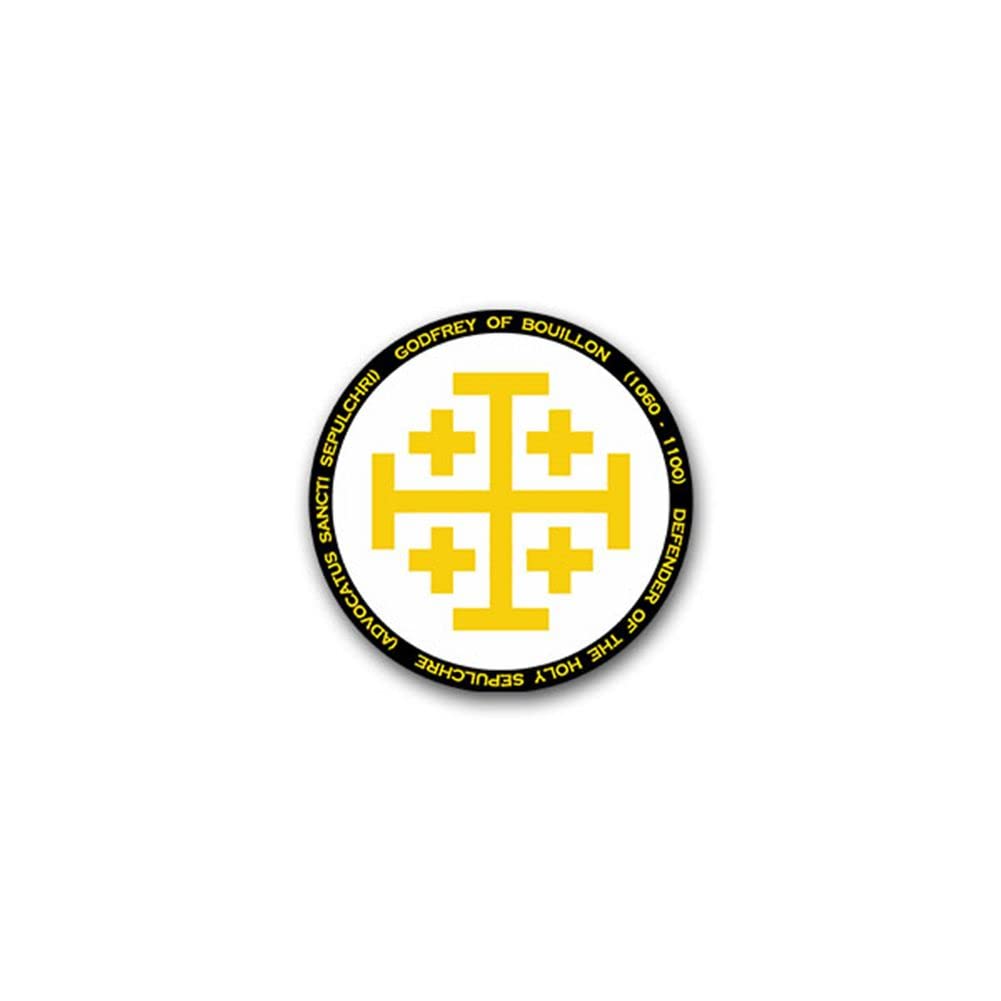 Aufkleber/Sticker Godfrey of Bouillon Kreuzritter Christ Religion 7x7cm#A2292 Aufkleber/Sticker Godfrey of Bouillon Kreuzritter Christ Religion 7x7cm#A2292 von Copytec