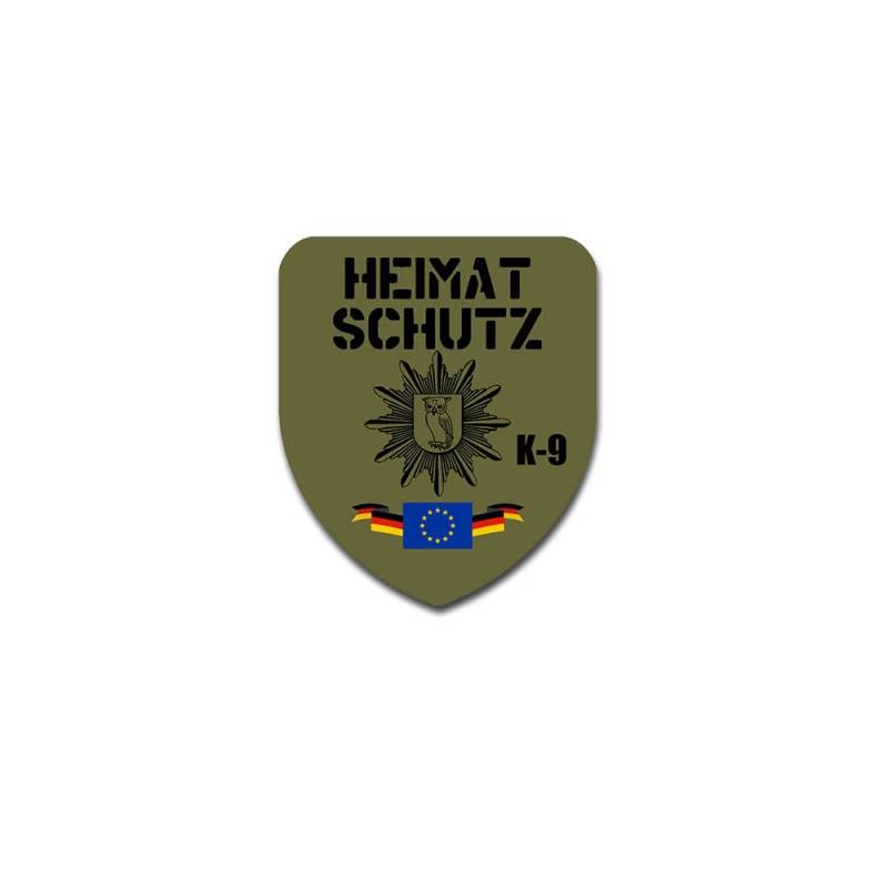 Aufkleber/Sticker Heimatschutz Feldmütze K9 Wache Soldat Kämpfer 6x7cm #A4976 von Copytec