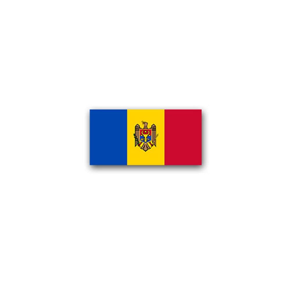 Aufkleber/Sticker Moldawien Flagge Republica Moldova Republika 7x3,5cm A3006 von Copytec