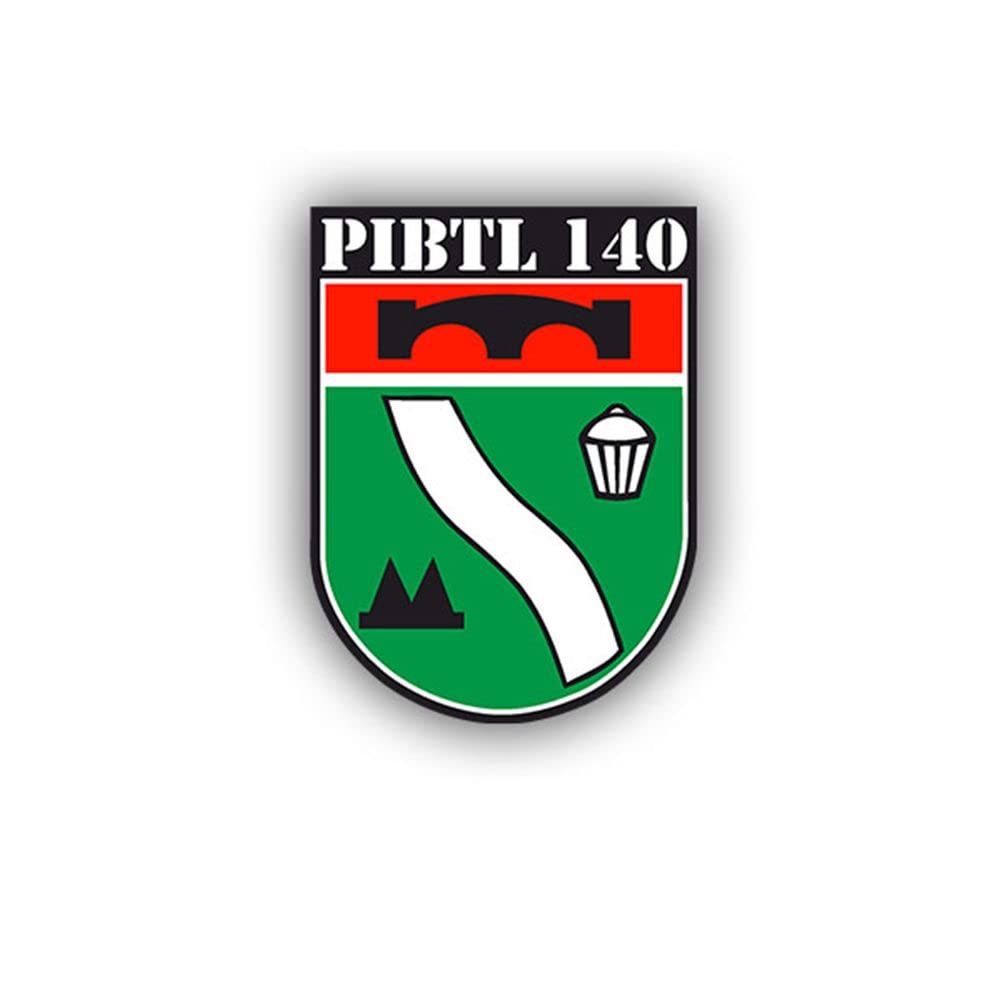 Aufkleber/Sticker PiBtl 140 Pionierbataillon Wappen Abzeichen 5x7cm #A672 von Copytec