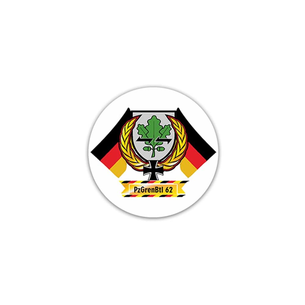 Aufkleber/Sticker PzGrenBtl 62 Panzergrenadierbataillon Neustadt 7x7cm A2371 Aufkleber/Sticker PzGrenBtl 62 Panzergrenadierbataillon Neustadt 7x7cm A2371 von Copytec