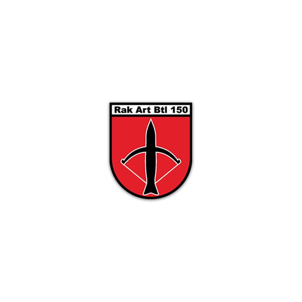 Aufkleber/Sticker RakArtBtl 150 Raketen Artillerie Erste Korps BW 5x7cm#A2281 Aufkleber/Sticker RakArtBtl 150 Raketen Artillerie Erste Korps BW 5x7cm#A2281 von Copytec