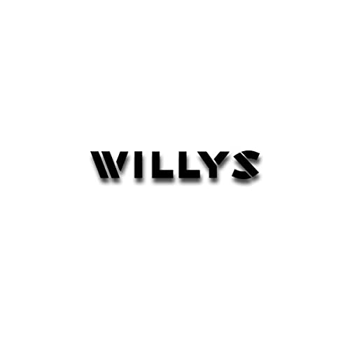 Aufkleber/Sticker Willys Logo MB Overland Willy's Oldtimer Fan 50x8cm A5371 von Copytec