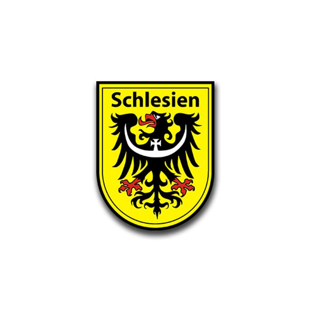 Aufkleber/Sticker Schlesien Wappen Silesia Adler Wappen Abzeichen 6x7cm A823 von Copytec