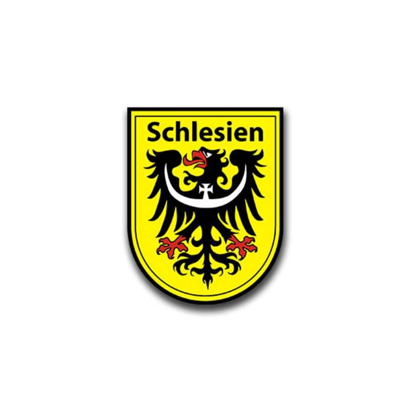 Aufkleber/Sticker Schlesien Wappen Silesia Adler Wappen Abzeichen 6x7cm A823 von Copytec