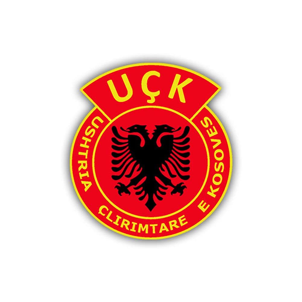 Aufkleber/Sticker UCK Ushtria Clirimatre E Kosoves Wappen Abzeichen 6cm A685 Aufkleber/Sticker UCK Ushtria Clirimatre E Kosoves Wappen Abzeichen 6cm A685 von Copytec