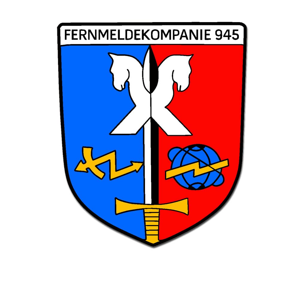 Aufkleber FmKp 945 Fernmeldekompanie Funk Heckscheibe Truppe 7cm A4776 Aufkleber FmKp 945 Fernmeldekompanie Funk Heckscheibe Truppe 7cm A4776 von Copytec