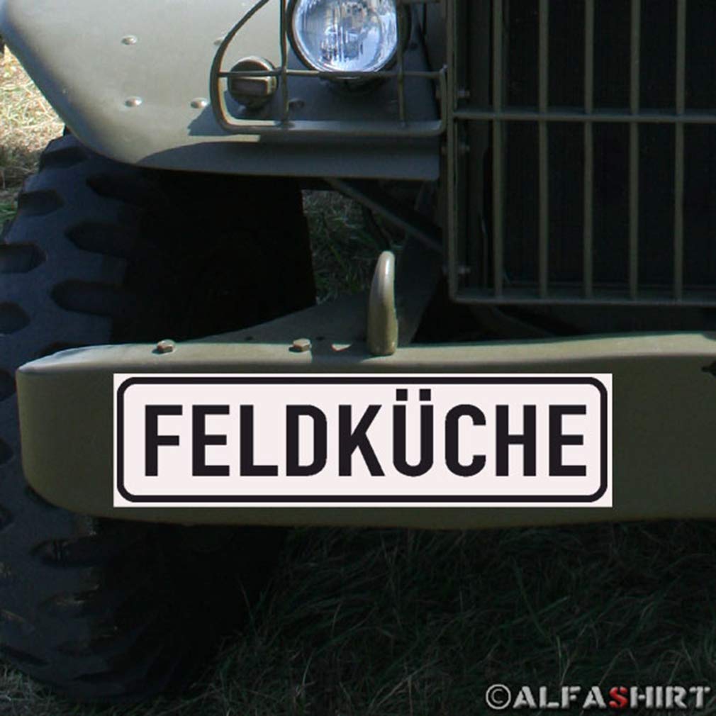 Magnetschild Feldküche Gulaschkonone Feldkoch Koch für KFZ Fahrzeuge #A179 von Copytec