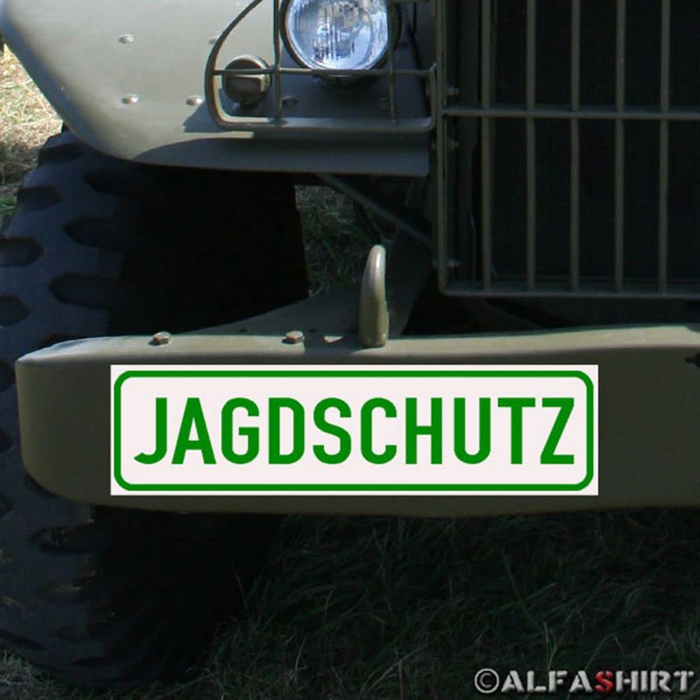 Magnetschild Jagdschutz Jäger Jagd Weimahei für KFZ Fahrzeuge Kübel Iltis A156 von Copytec