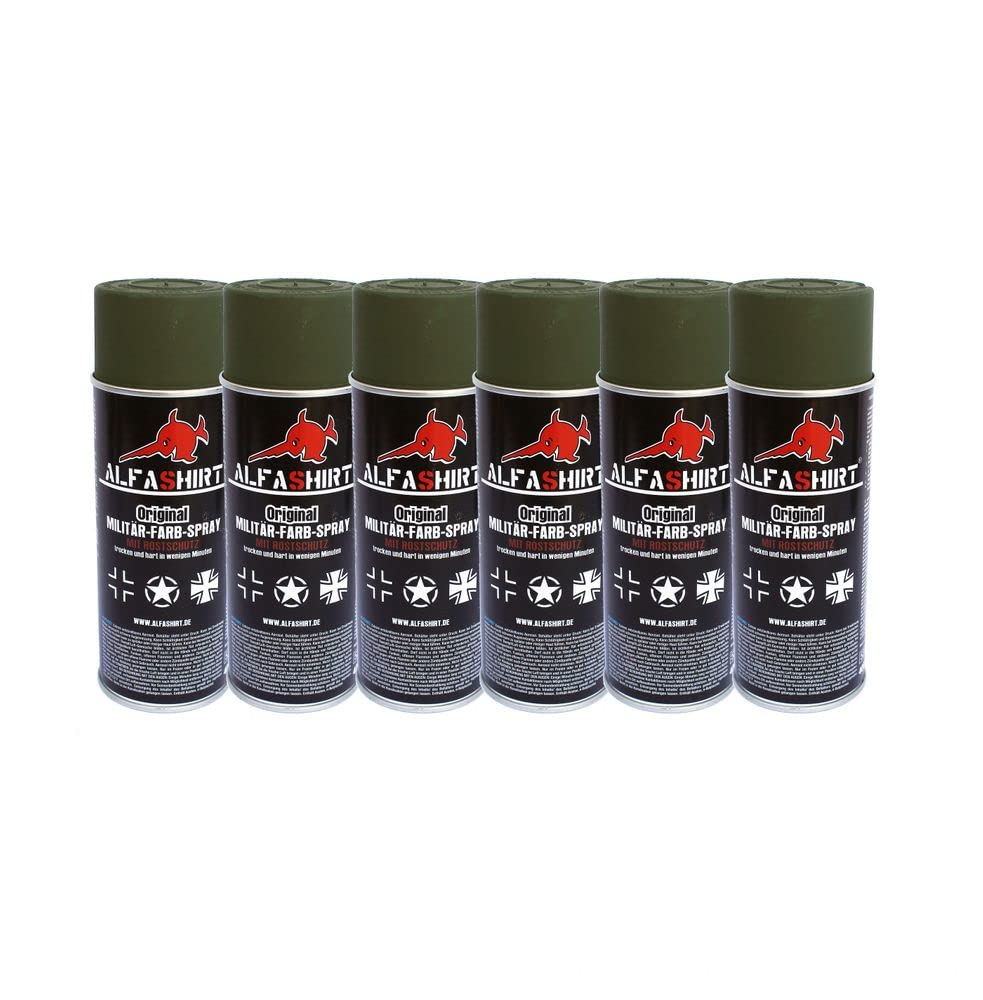 RAL 6003 NVA DDR Set x6 Farbspray Olivgrün- Apfelgrün Stahlhelm #25395 RAL 6003 NVA DDR Set x6 Farbspray Olivgrün- Apfelgrün Stahlhelm #25395 von Copytec
