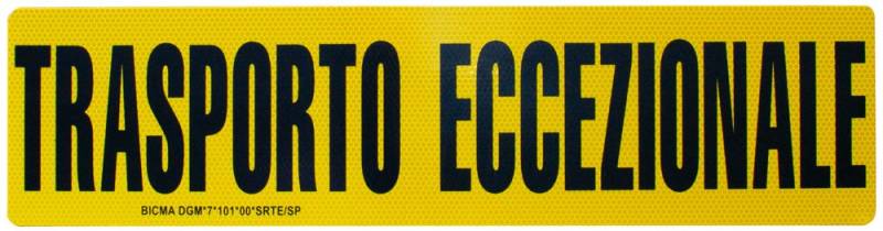 Cora 001890100 Panneau de Transport Exceptionnel, 600 x 150 mm, 1 Stück von CORA
