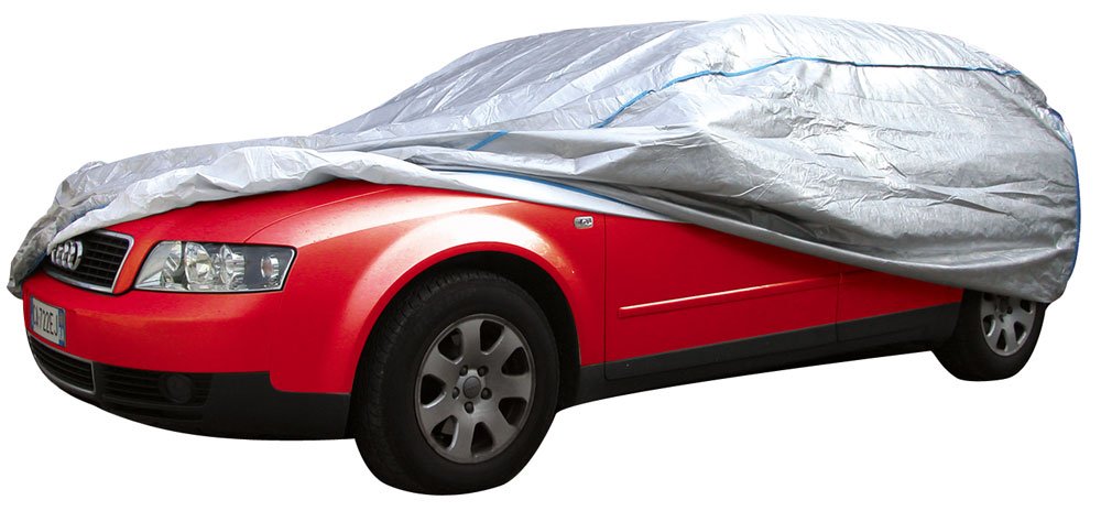 CORA Topcover Tyvek Silver 000136404 Atmungsaktive Auto-Abdeckplane, Modell XL von CORA