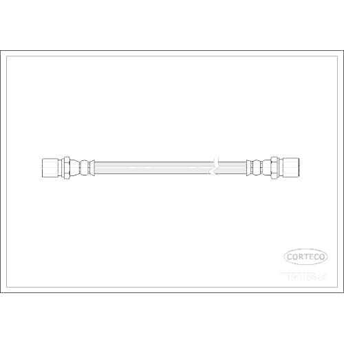 Corteco 19018686 Bremsschlauch von Corteco