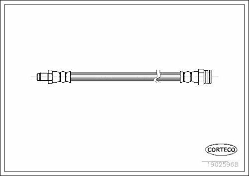 Corteco 19025968 Bremsschlauch Corteco 19025968 Bremsschlauch von Corteco