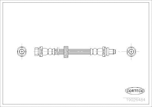 Corteco 19026484 Bremsschlauch von Corteco