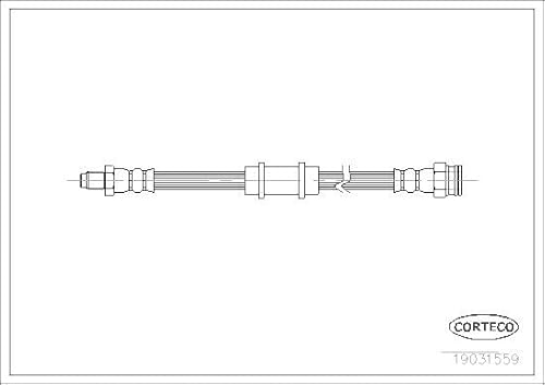 Corteco 19031559 Bremsschlauch von Corteco