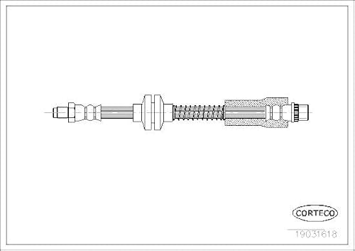 Corteco 19031618 Bremsschlauch von Corteco