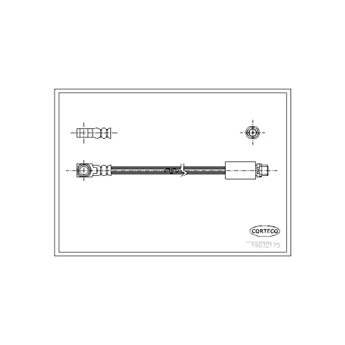 Corteco 19032175 Bremsschlauch von Corteco