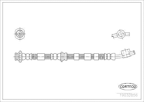 Corteco 19032856 Bremsschlauch von Corteco