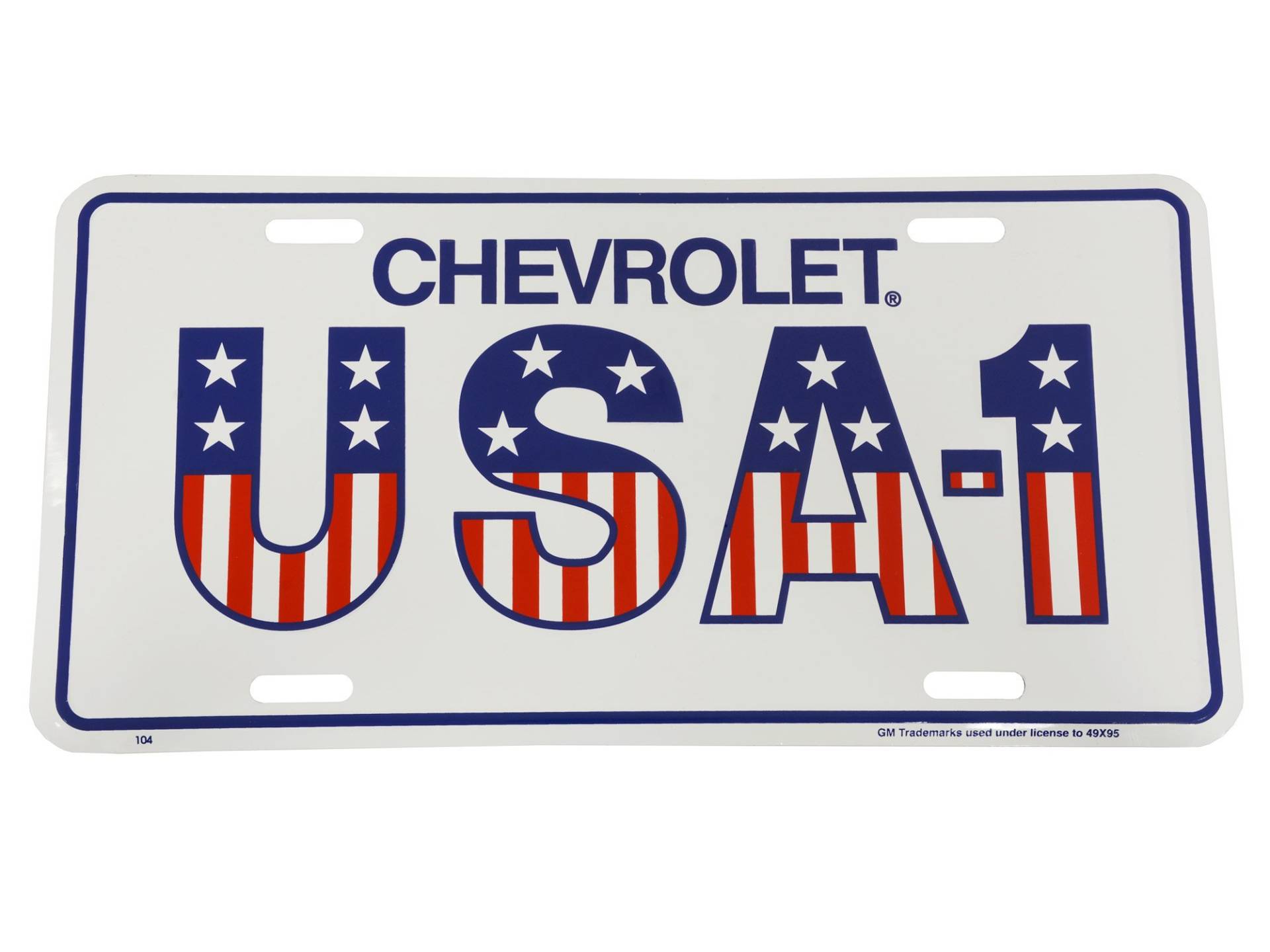 Corvette Central Das usa-1 Korvette Chevrolet Nummernschild schmücken(schützen Sich,wehren ab) von Corvette Central