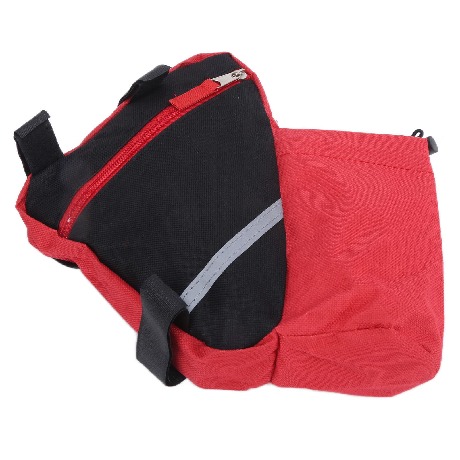 Cosiki Fahrrad-Rahmentasche, dreieckig, robust, einfache Montage, dreieckige Tasche für Fahrräder, tragbar und robust, zum Aufbewahren von kleinen Gegenständen zur Aufbewahrung von Wasserflaschen, Rot von Cosiki