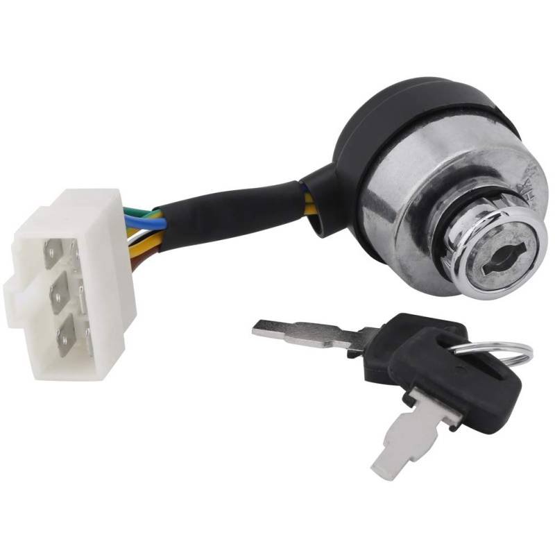 Juli- 6 Draht Zündstartschlüsselschalter Start Starter für 2.5-6.5KW 188F Gasgenerator Auto Traktor Anhänger von Cosiki