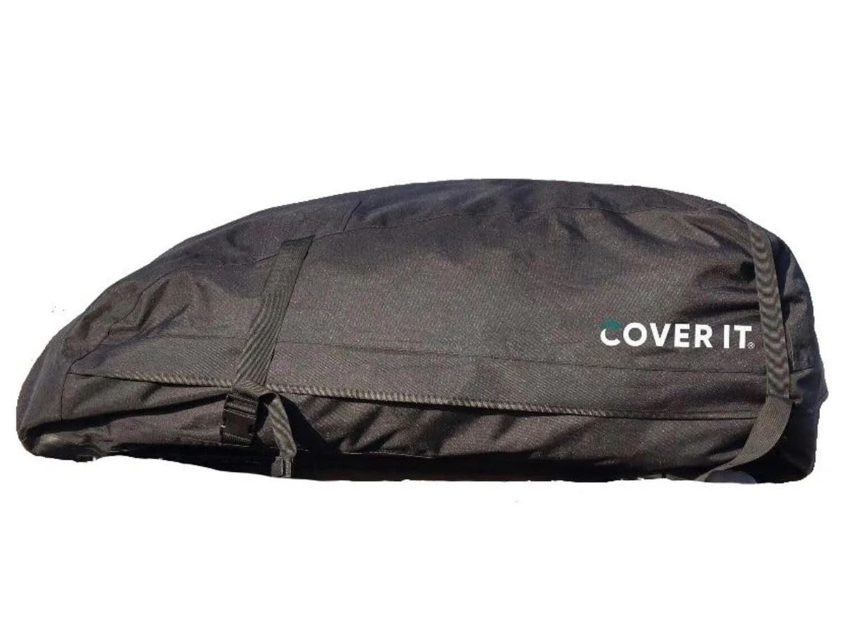 Cover It Faltbare Dachbox: 350 Liter Dachtasche, 100% Wasserdicht, mit praktischer Aufbewahrungstasche und Befestigungsmaterial von Cover It