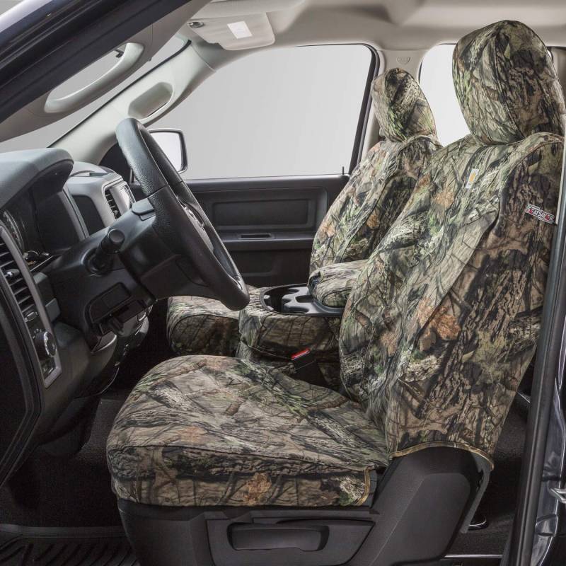 Covercraft SSC3443CAMB Carhartt Mossy Oak Camo Seat Saver Vorderreihe Sitzbezug für bestimmte Ford F-150 Modelle – Duck Weave (Break-Up Country) von Covercraft