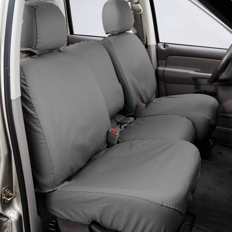 Covercraft SeatSaver Vordersitzbezug für ausgewählte Ford F-250 Super Duty/Ford F-350 Super Duty Modelle – Polycotton (grau) von Covercraft