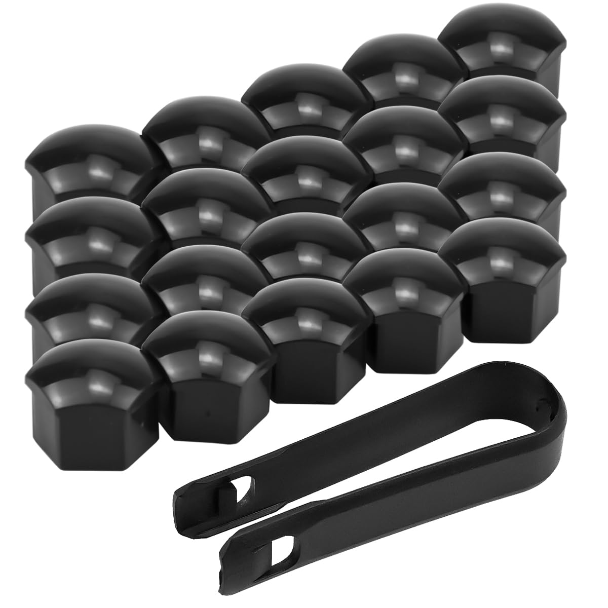 Cozlly Radschraubenkappen 17mm,Radschrauben Radmuttern, Radmutternkappen Schwarz,Universal Kunstsoff Kappen Abdeckungen,Radbolzen Kappen mit Entfernung Werkzeug für Auto-Muttern-Nicht Geeignet für Q7 Cozlly Radschraubenkappen 17mm,Radschrauben Radmuttern, Radmutternkappen Schwarz,Universal Kunstsoff Kappen Abdeckungen,Radbolzen Kappen mit Entfernung Werkzeug für Auto-Muttern-Nicht Geeignet für Q7 von Cozlly