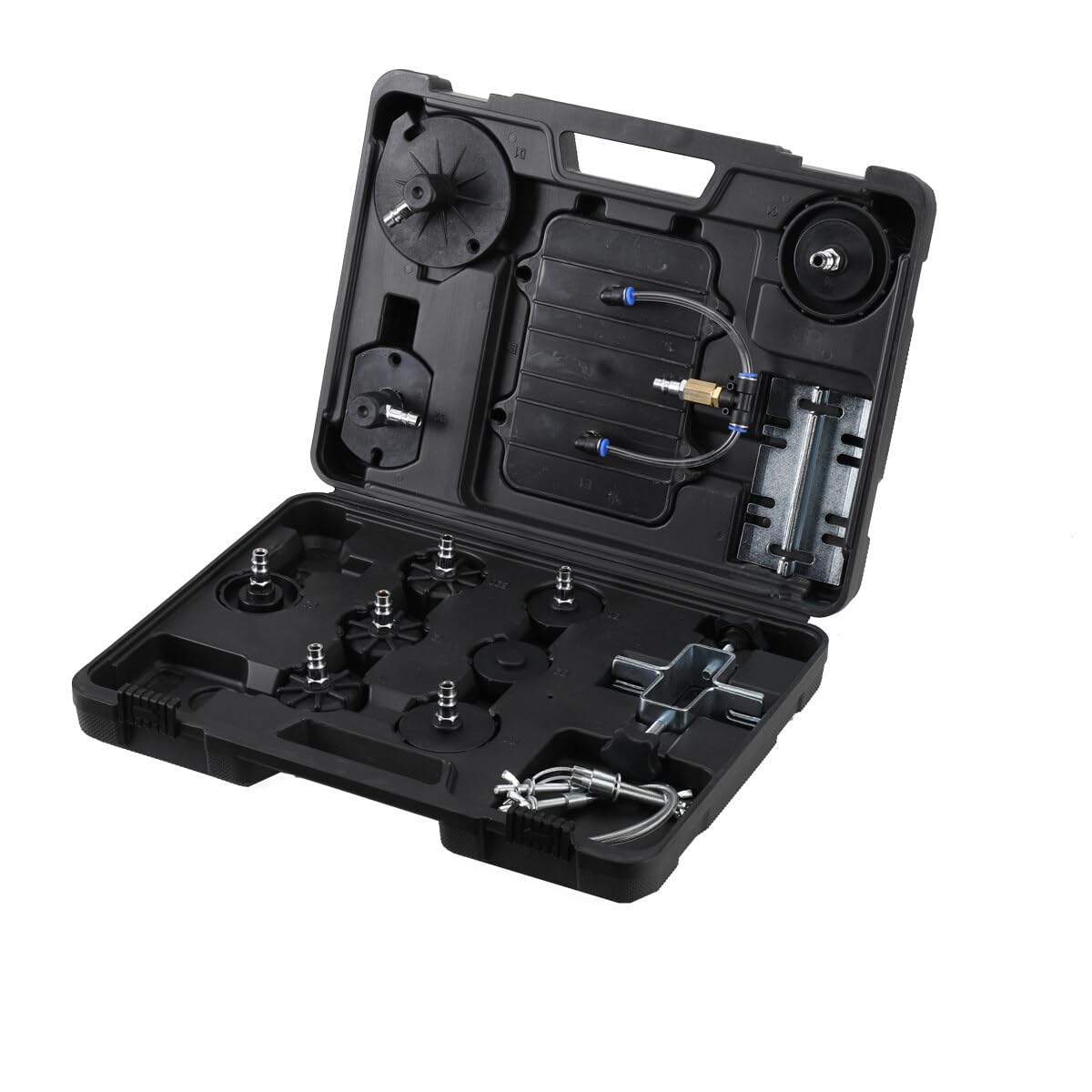 Cozyel 13 TLG. Adapter Set für Druckluft Bremsenentlüfter Bremsenentlüftungsgerät E20, E20 Bremsenentlüftungsgerät Adapter Set für Norm Kfz Bremsenentlüfter Adapter Aluminium Bremsflüssigkeitsadapter Cozyel 13 TLG. Adapter Set für Druckluft Bremsenentlüfter Bremsenentlüftungsgerät E20, E20 Bremsenentlüftungsgerät Adapter Set für Norm Kfz Bremsenentlüfter Adapter Aluminium Bremsflüssigkeitsadapter von Cozyel