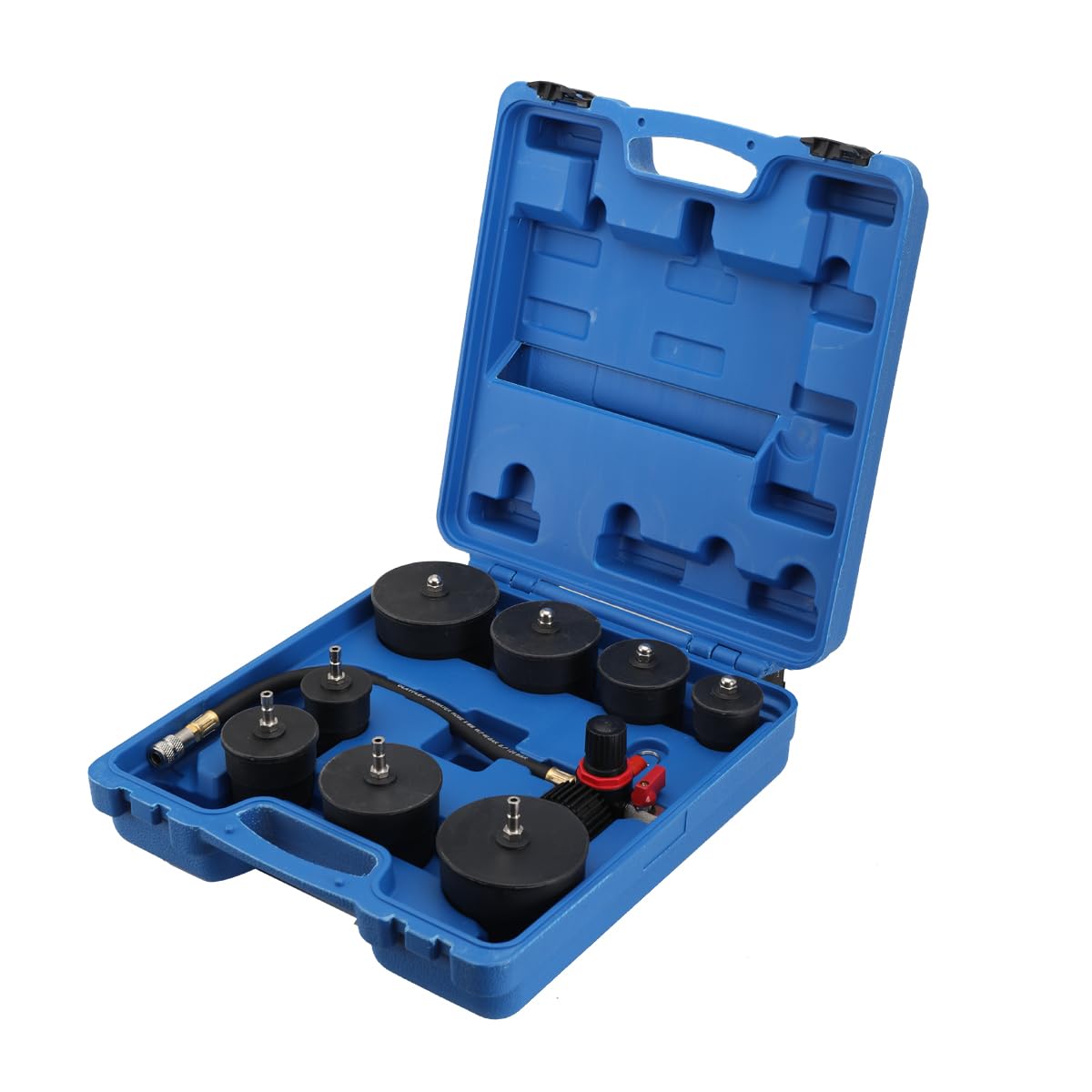 Cozyel 9tlg Turbolader Ladeluft System Adapter Satz Ladeluftkühler Abdrücksatz Tester Prüfwerkzeuge für Ladeluftschläuche, Abgasturbolader und Kompressorsysteme Cozyel 9tlg Turbolader Ladeluft System Adapter Satz Ladeluftkühler Abdrücksatz Tester Prüfwerkzeuge für Ladeluftschläuche, Abgasturbolader und Kompressorsysteme von Cozyel