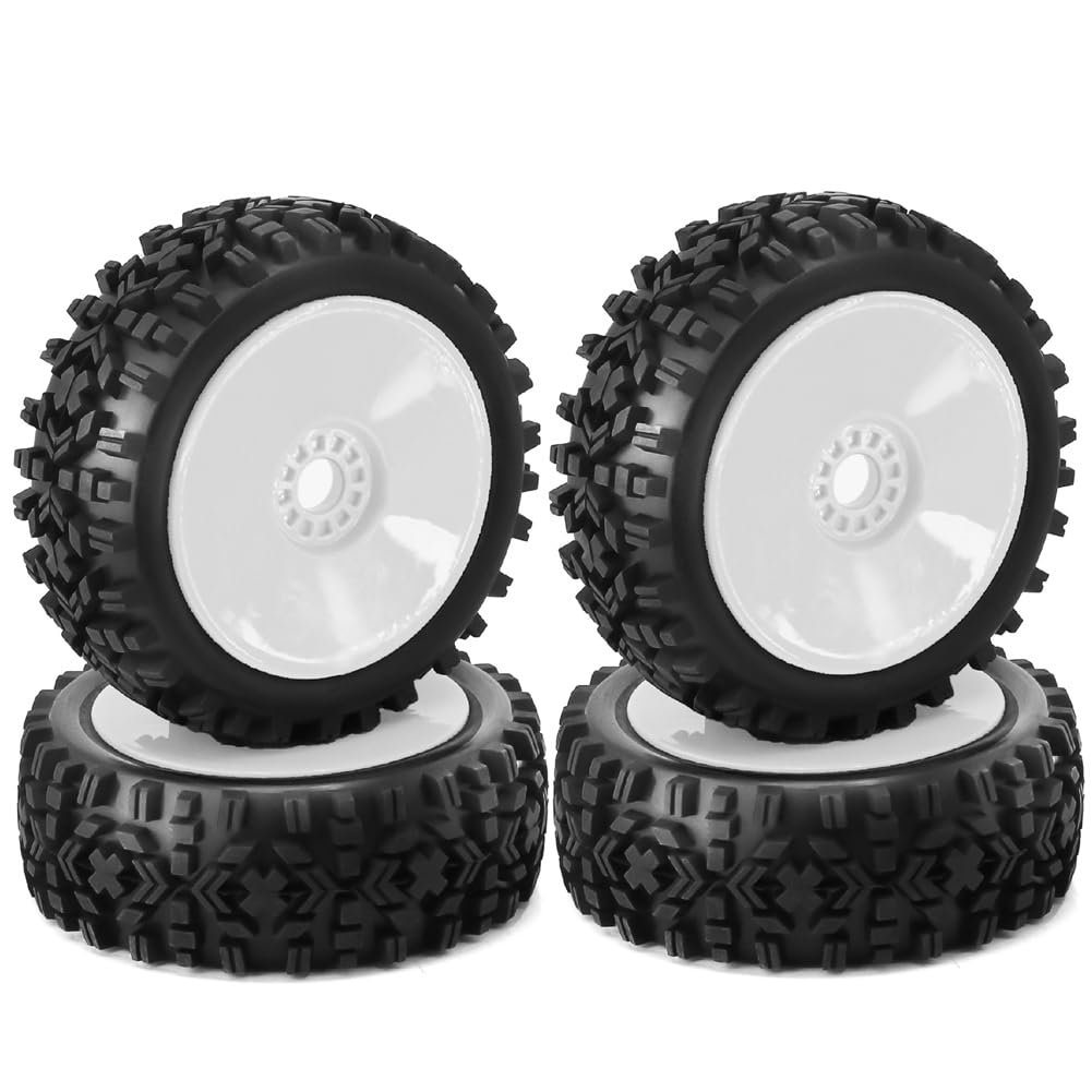Cpolebev 4PCS 1/8 RC Rad Reifen Gummi 120MM 112MM Reifen 17mm Nabe Sechskant für 1/8 RC Car auf der Straße Off-Road, Cpolebev 4PCS 1/8 RC Rad Reifen Gummi 120MM 112MM Reifen 17mm Nabe Sechskant für 1/8 RC Car auf der Straße Off-Road, von Cpolebev