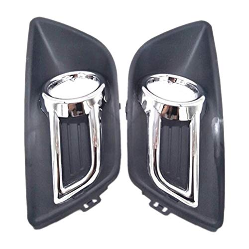 Cpolebev Auto Front Stoß Stange Scheinwerfer Chrom Abdeckung Scheinwerfer Abdeckung für C4 C-Quatre 2008-2011 von Cpolebev