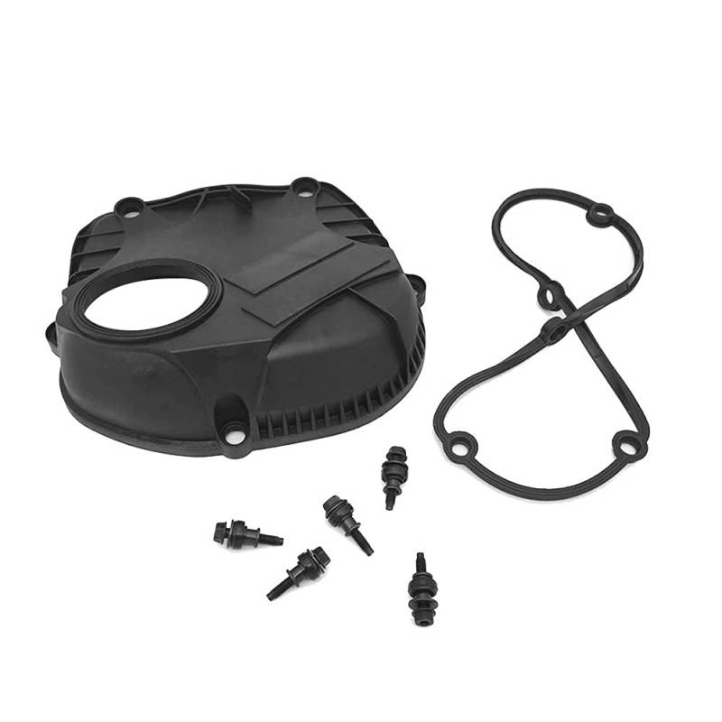 Cpolebev Motoroberer Ketten Deckel mit Dichtung 06H103269H für - Golf A3 A4 A6 A8 TT 2.0T von Cpolebev