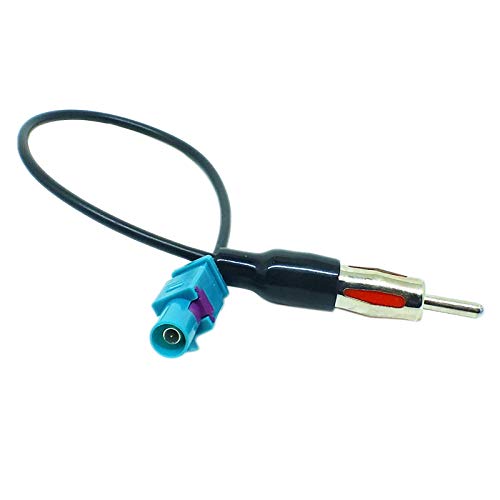 Cpolebev Universal Fakra zu DIN Auto Stereo Radio Antennen Adapter Mast Antennen Adapter von Cpolebev