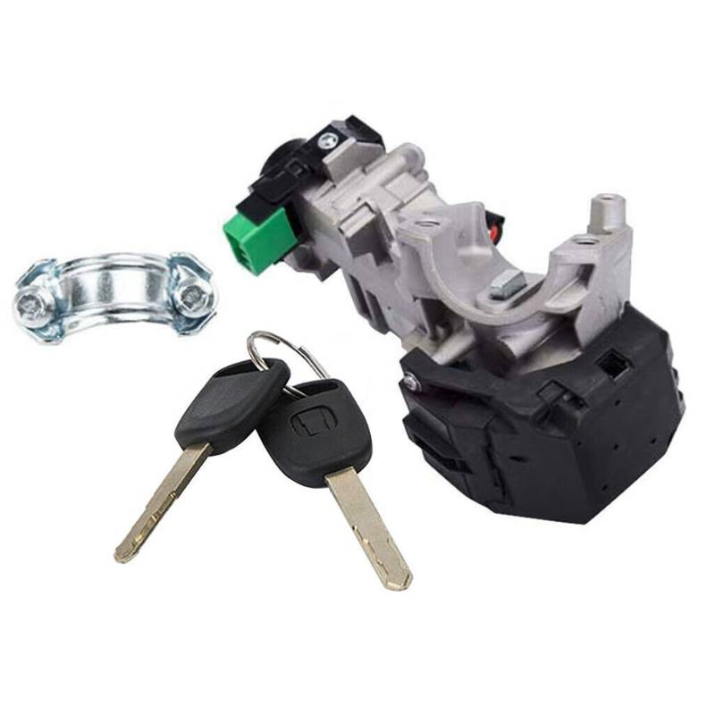 Cpolebev ZüNdschloss Zylinderschloss Auto Trans + 2 SCHLÜSSEL für 03-11 Accord Fit 35100-SDA-A71 von Cpolebev
