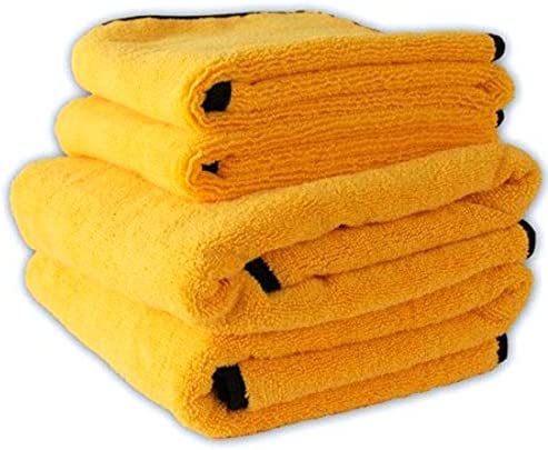 Craft-Equip 5er Sparpack 40x40cm Microfasertuch gelb 380 GSM Poliertuch Auto Microfaser Tuch Craft-Equip 5er Sparpack 40x40cm Microfasertuch gelb 380 GSM Poliertuch Auto Microfaser Tuch von Craft-Equip