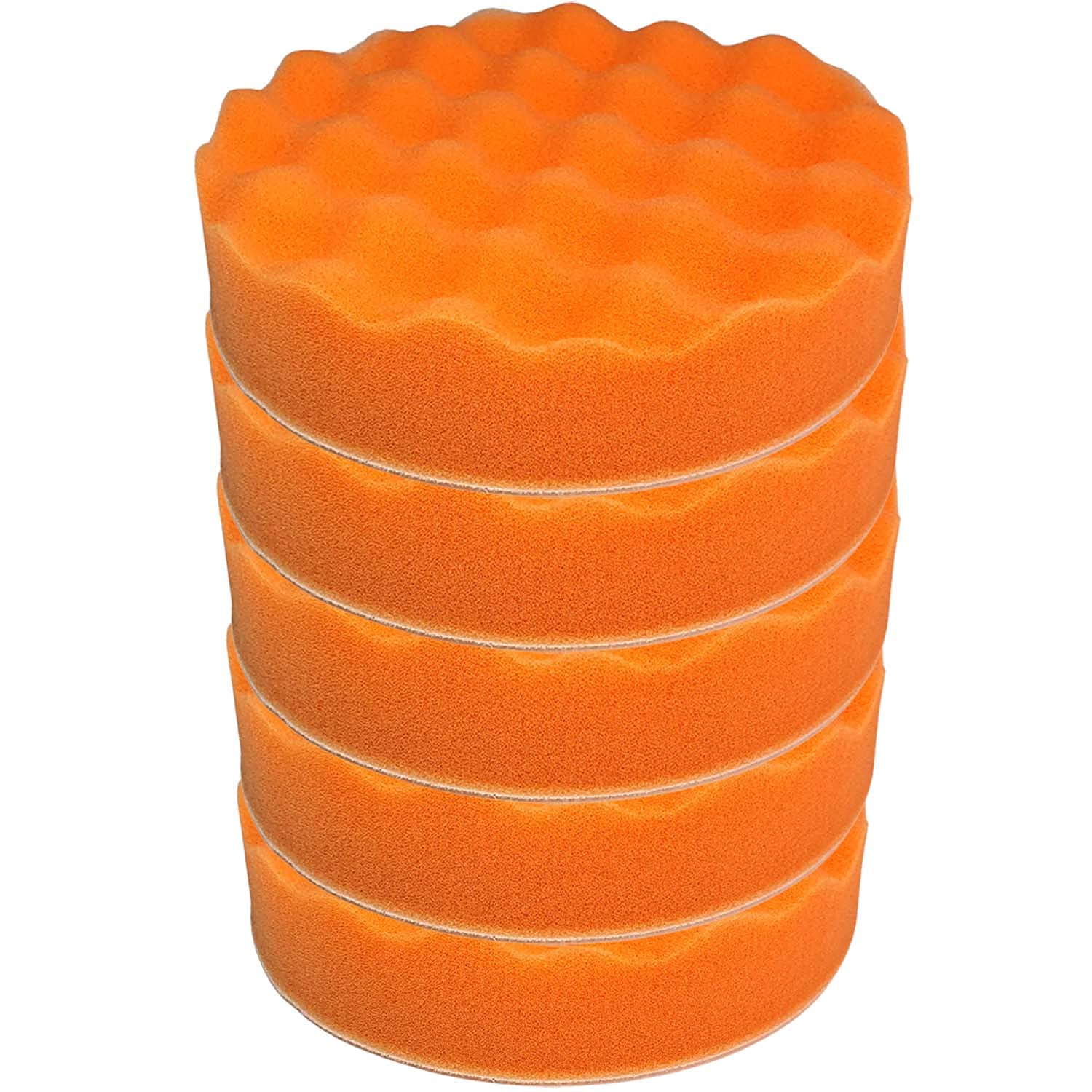 Craft-Equip Basic 5er Pack 150mm Polierschwamm orange gewaffelt Polierpad Auto Craft-Equip Basic 5er Pack 150mm Polierschwamm orange gewaffelt Polierpad Auto von Craft-Equip